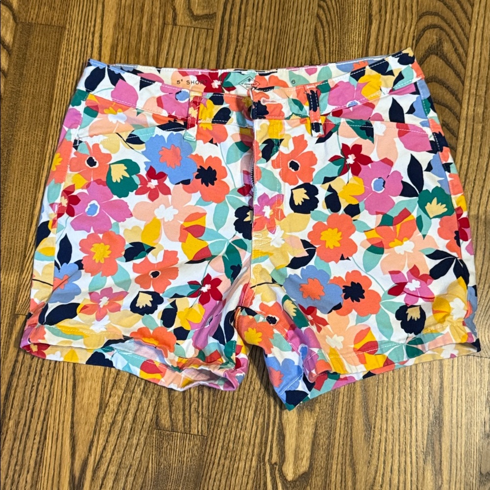 St. John's Bay Multicolor Floral Shorts